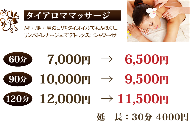 タイオイルマッサージ
